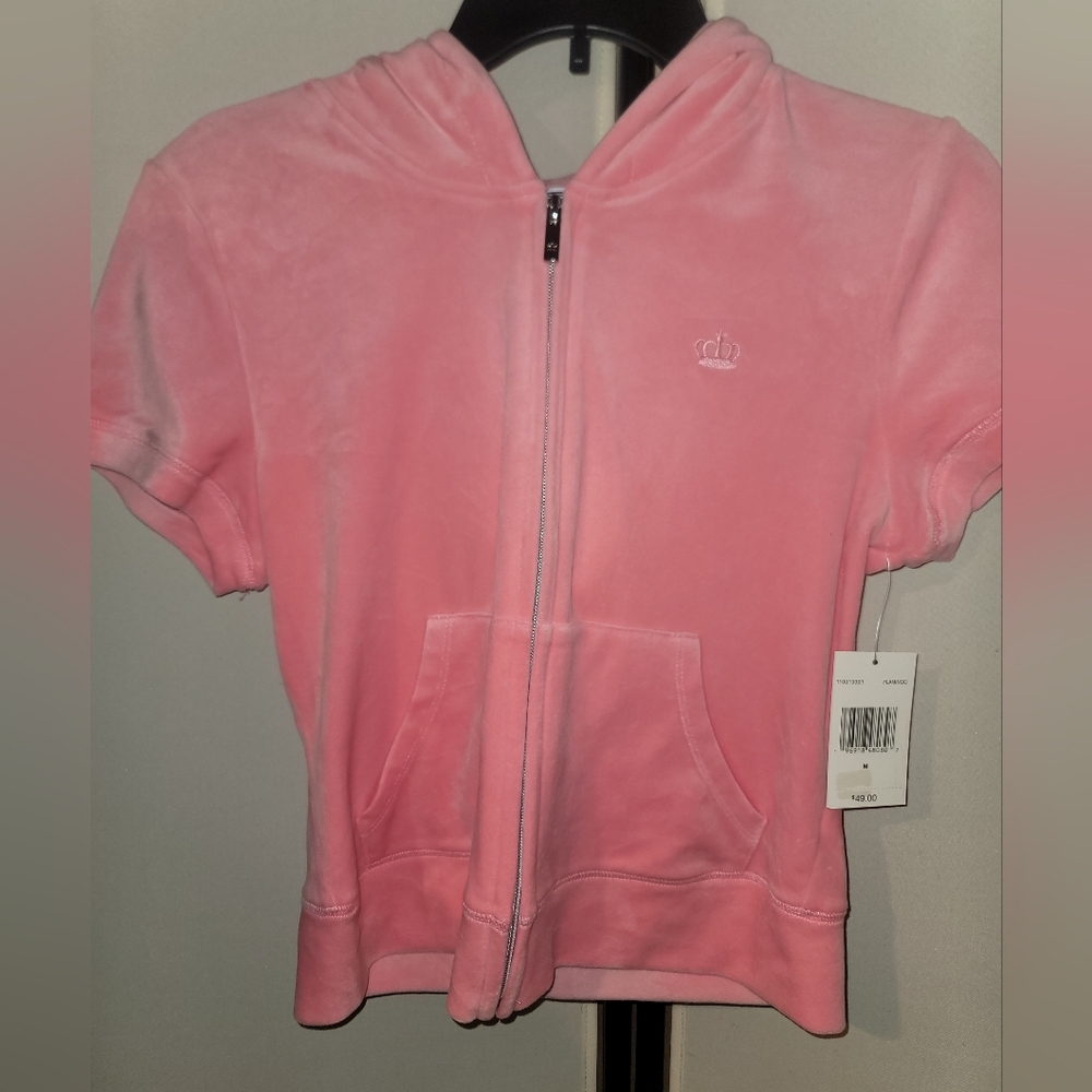 Medium Juicy Couture Pink Zip-Up Hoodie